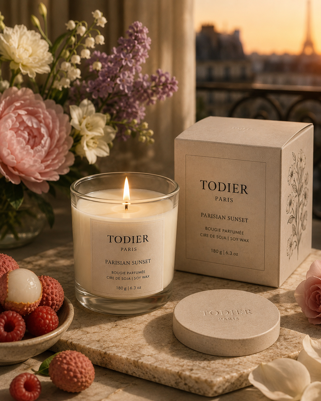 Parisian Sunset — Bougie Parfumée 180g