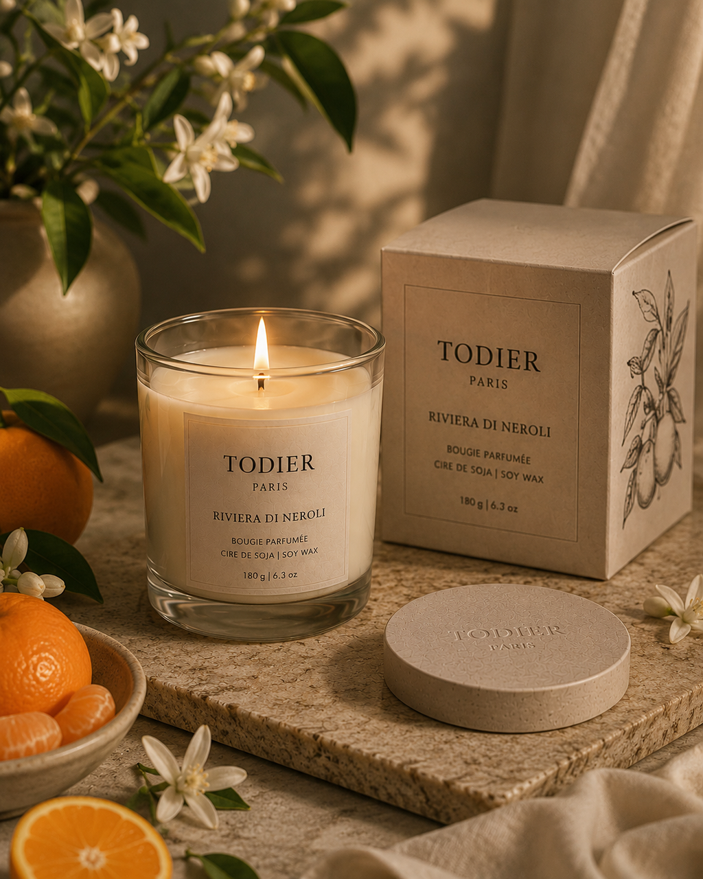 Riviera di Neroli — Bougie Parfumée 180g